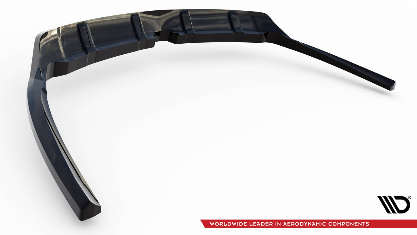 Maxton Mittlerer Diffusor Heck Ansatz DTM Look für Land Rover Discovery HSE Mk5 schwarz Hochglanz