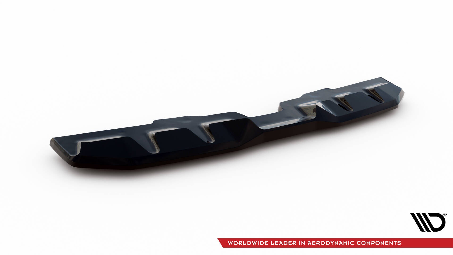 Maxton Mittlerer Diffusor Heck Ansatz V.2 für Subaru WRX STI Mk1  schwarz Hochglanz