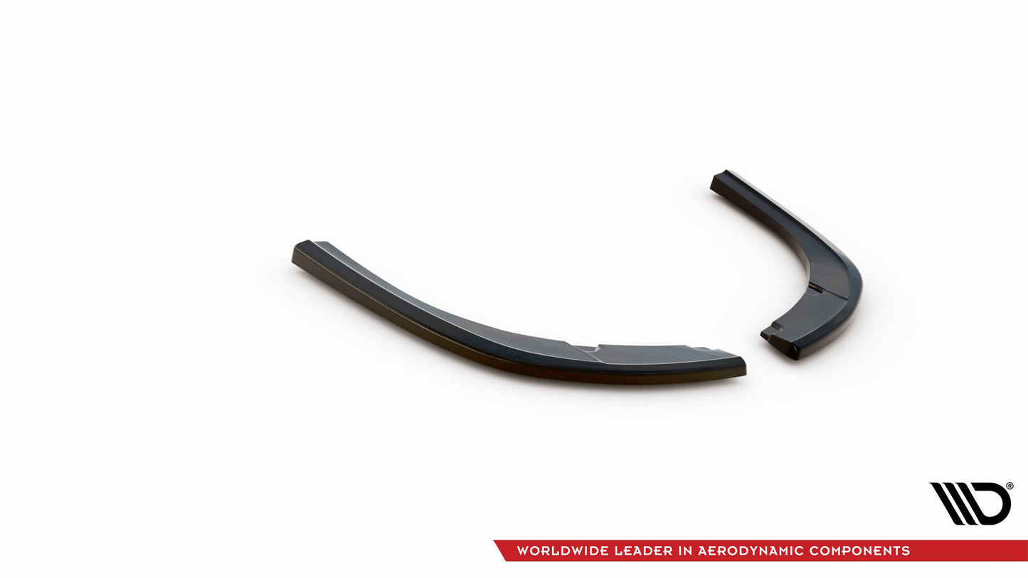 Maxton Heck Ansatz Flaps Diffusor für Ford Tourneo Custom Mk1 Facelift schwarz Hochglanz