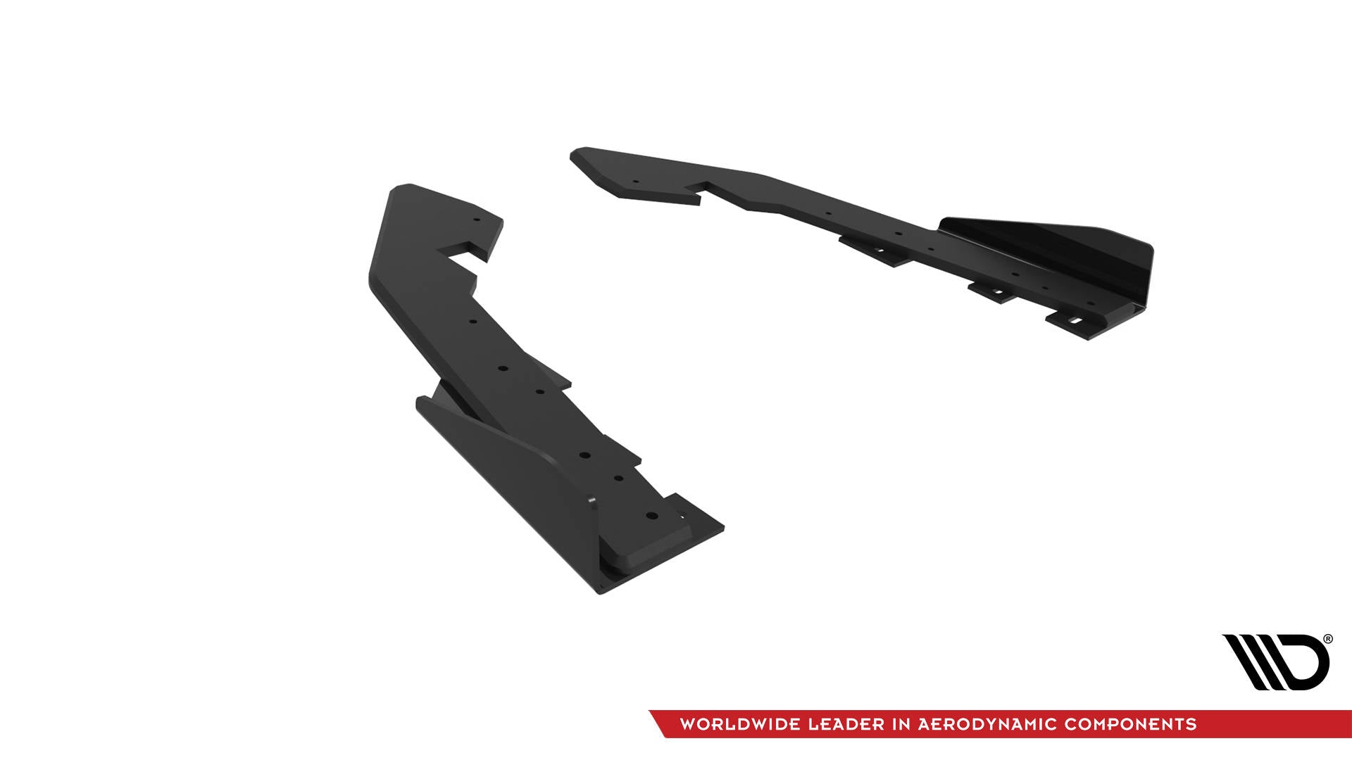 Maxton Street Pro Heck Ansatz Flaps Diffusor +Flaps für BMW 2 Coupe G42 schwarz Hochglanz