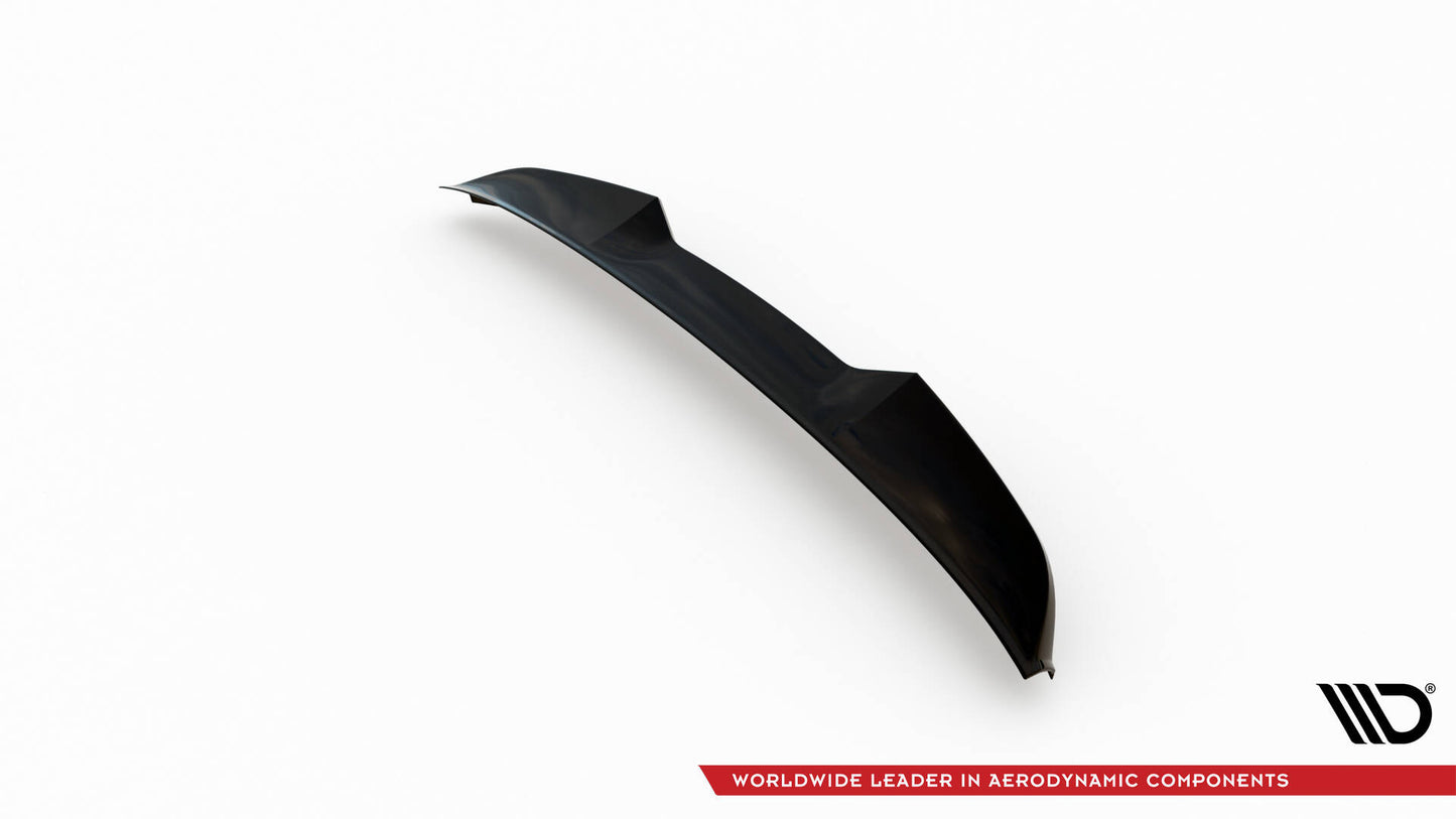 Maxton Spoiler CAP für 3D Audi S5 / A5 S-Line Cabrio 8T schwarz Hochglanz