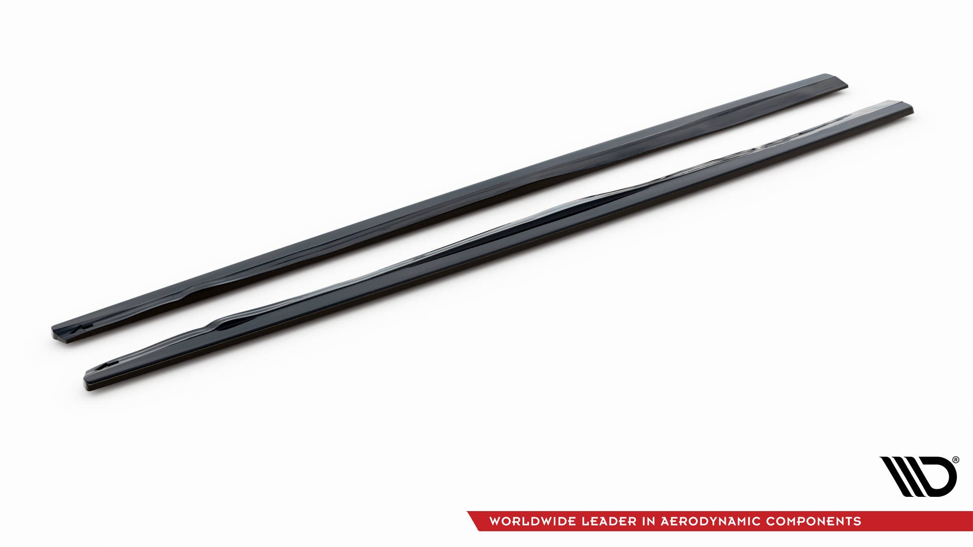 Maxton Seitenschweller Ansatz für Volvo C70 Mk1 schwarz Hochglanz
