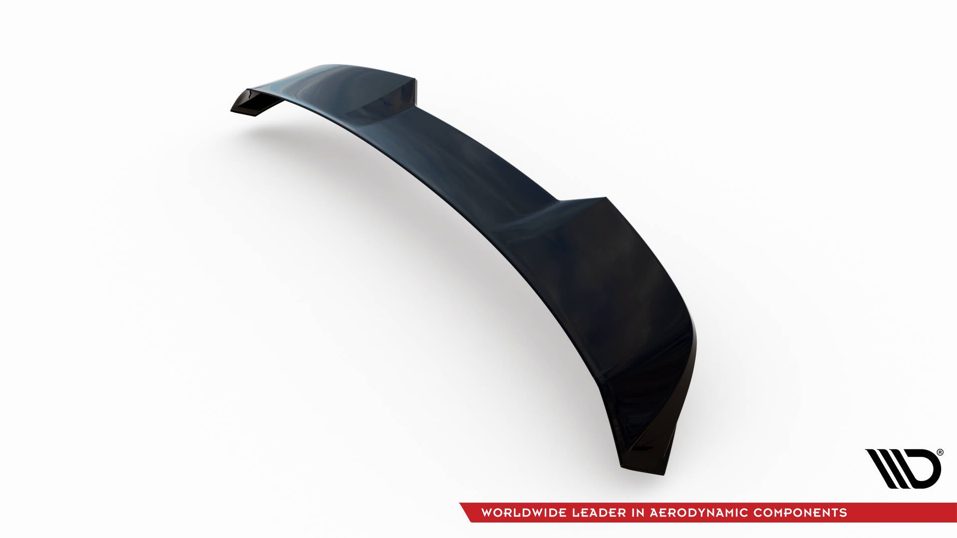 Maxton Höher Spoiler CAP für 3D Bentley Bentayga Mk1  schwarz Hochglanz
