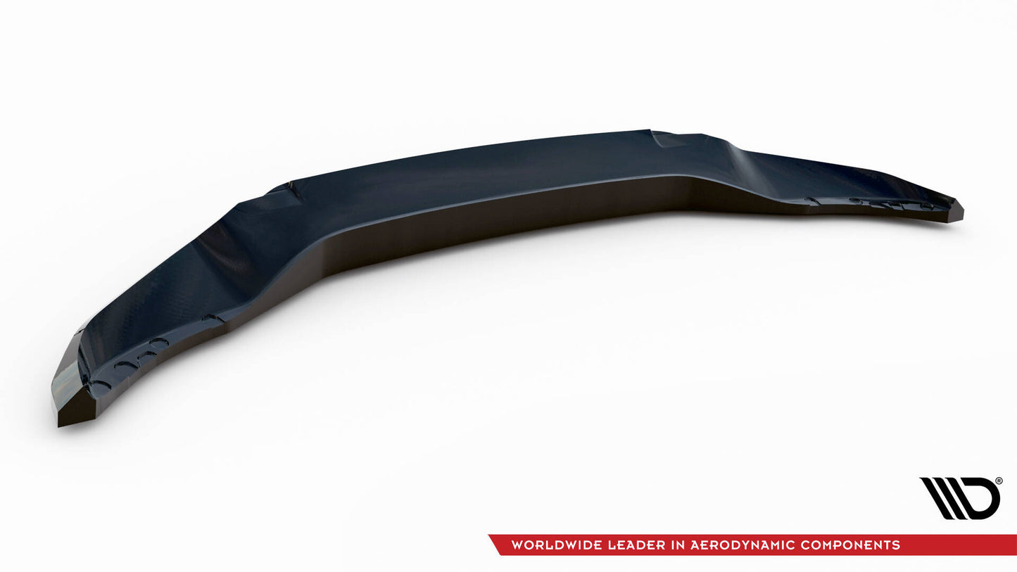 Maxton Front Ansatz V.1 für BMW X5 M-Paket G05 Facelift schwarz Hochglanz