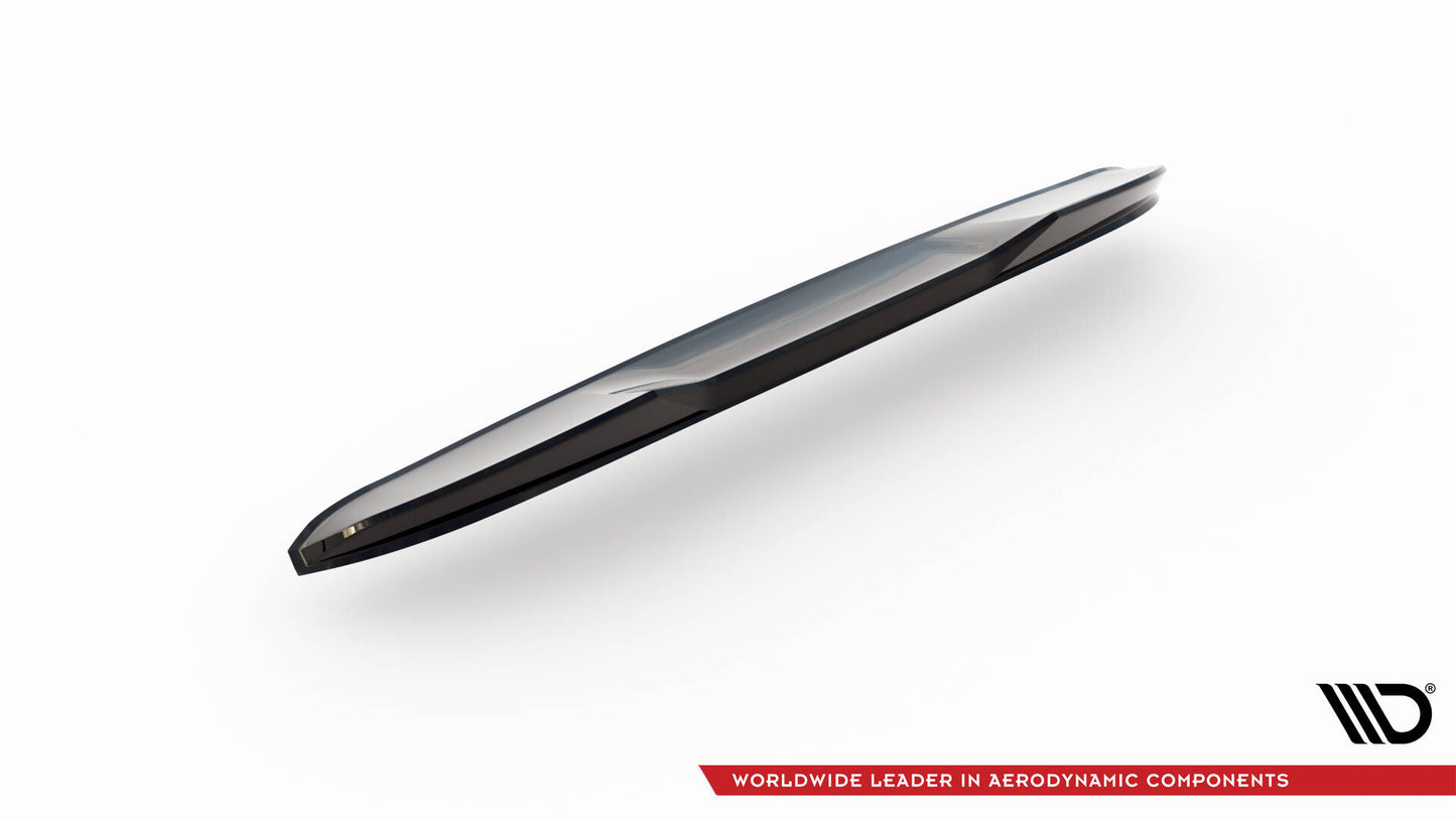 Maxton Spoiler CAP für 3D BMW X7 M-Paket G07  schwarz Hochglanz