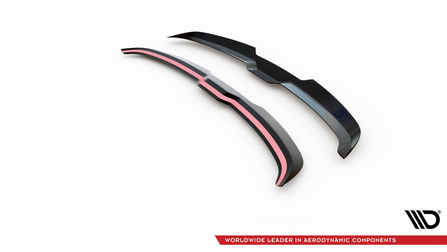 Maxton Spoiler CAP V.2 für BMW M135i F40 schwarz matt