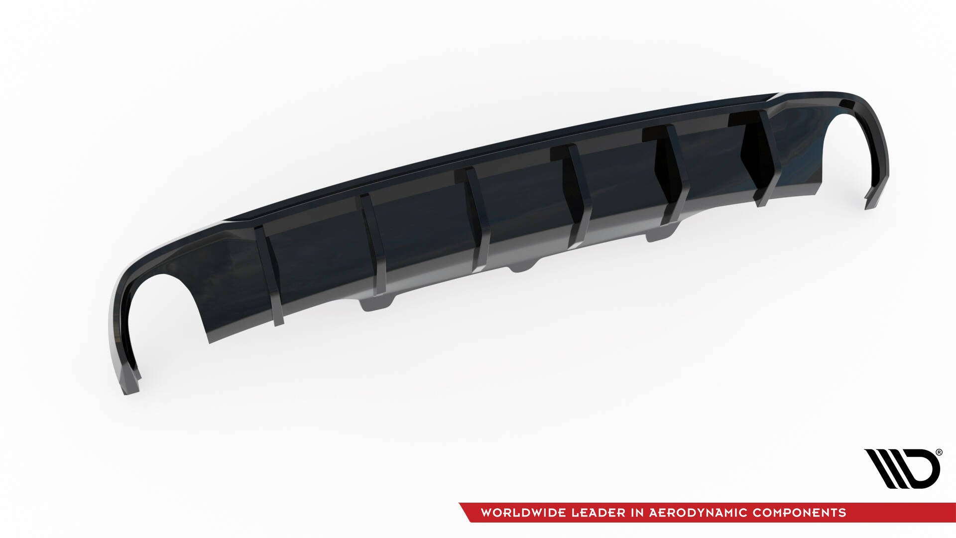 Maxton Diffusor Heck Ansatz für Audi A6 Avant C7