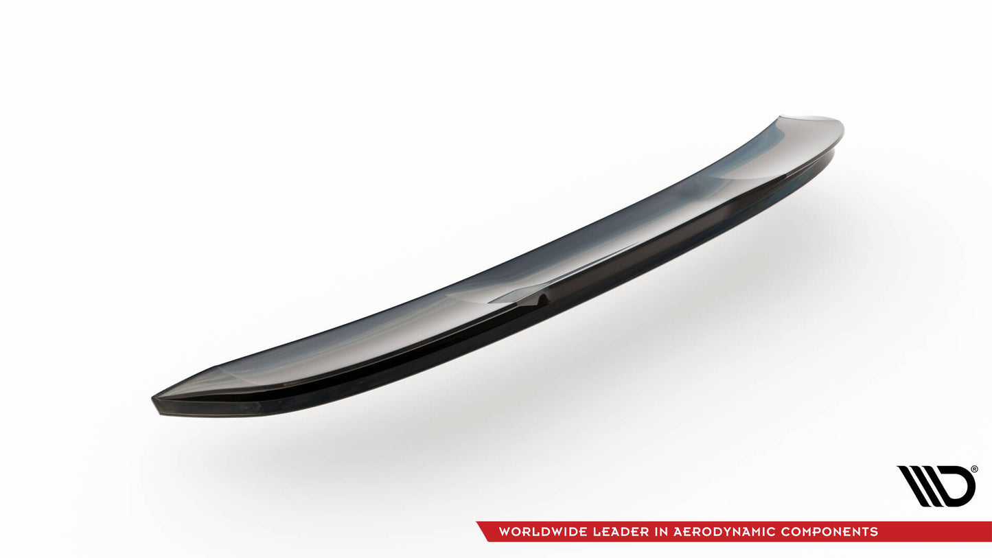 Maxton Spoiler CAP für 3D Audi Q3 Sportback F3 schwarz Hochglanz
