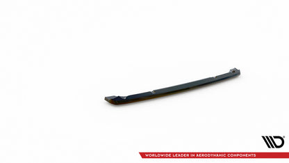 Maxton Mittlerer Diffusor Heck Ansatz für Mini Cooper Clubman John Cooper Works F54 Facelift schwarz Hochglanz