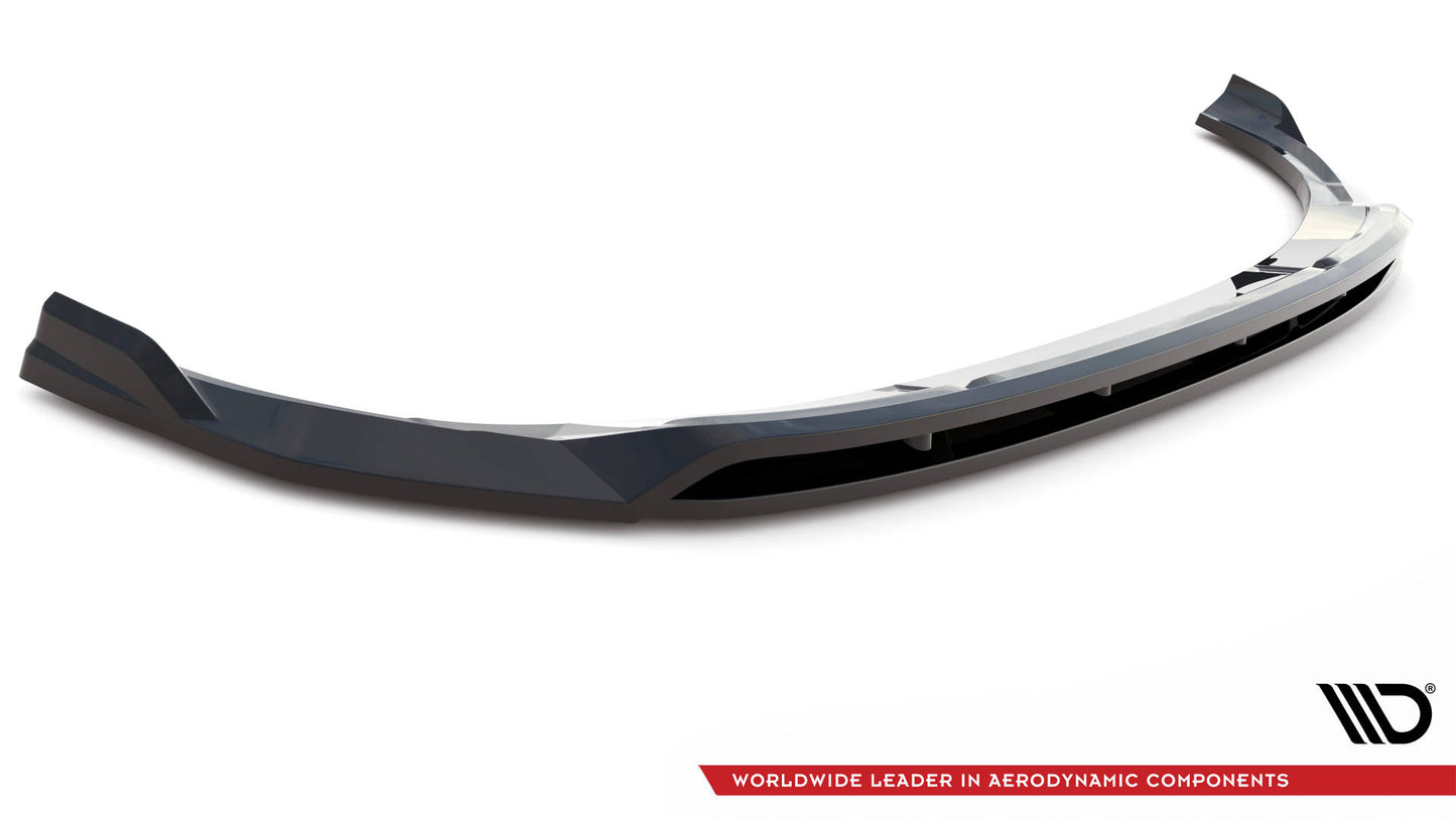 Maxton Front Ansatz V.2 für Audi e-tron schwarz Hochglanz