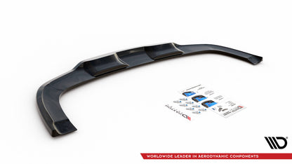 Maxton Mittlerer Diffusor Heck Ansatz DTM Look für Kia XCeed Mk1 schwarz Hochglanz