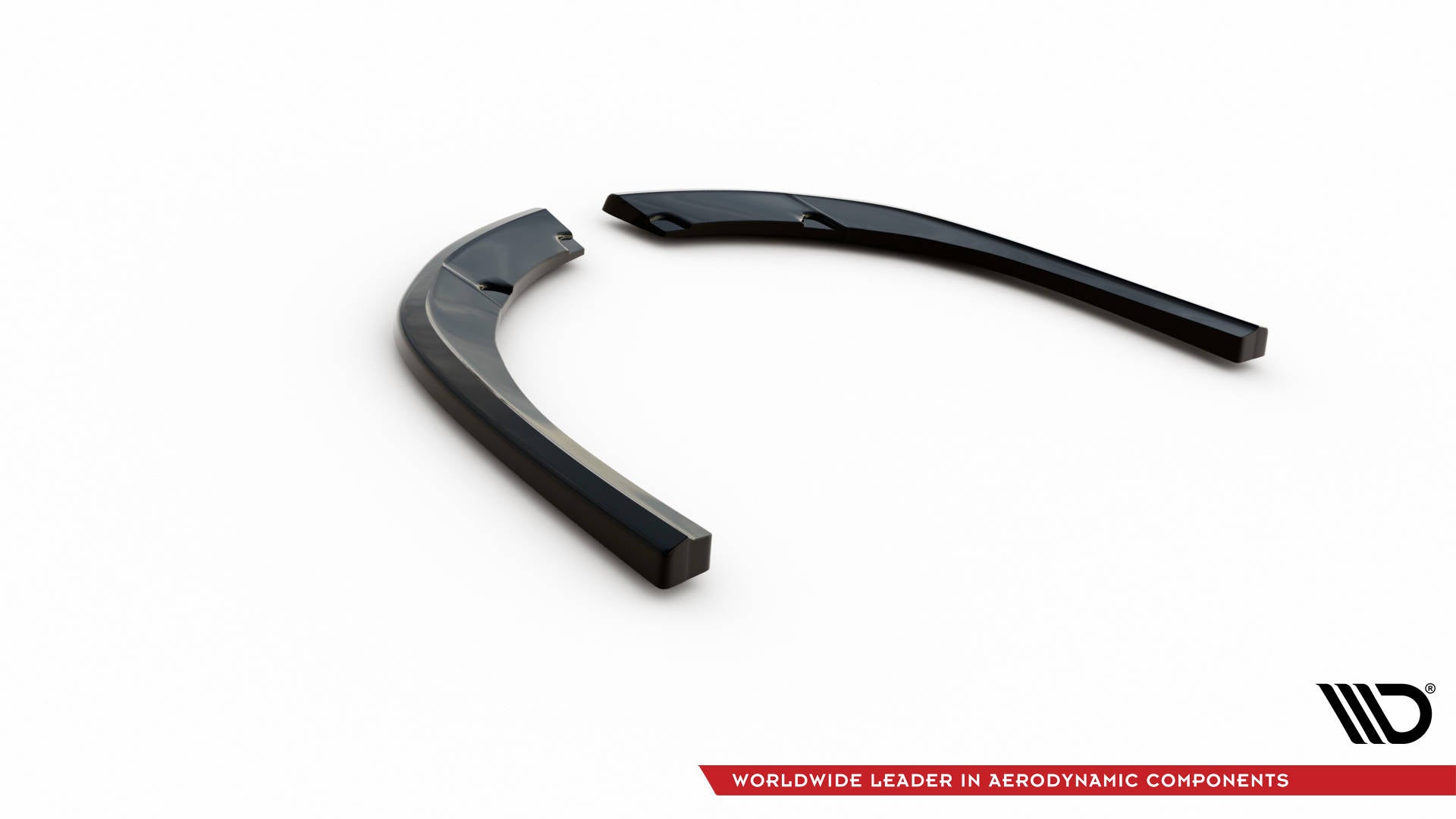 Maxton Heck Ansatz Flaps Diffusor für Ford Tourneo Custom Mk1 Facelift schwarz Hochglanz