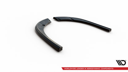 Maxton Heck Ansatz Flaps Diffusor für Ford Tourneo Custom Mk1 Facelift schwarz Hochglanz