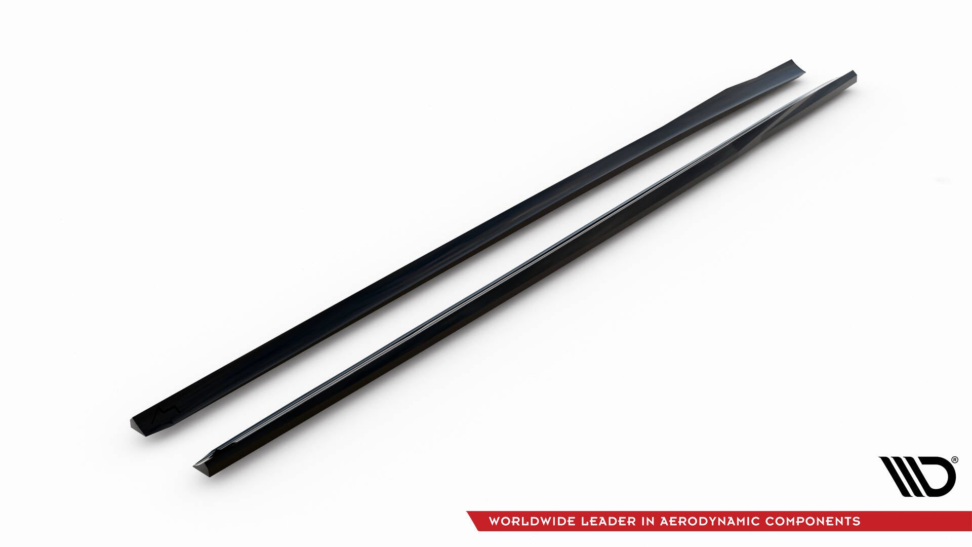 Maxton Seitenschweller Ansatz für Audi S3 / A3 S-Line Sportback 8V schwarz Hochglanz