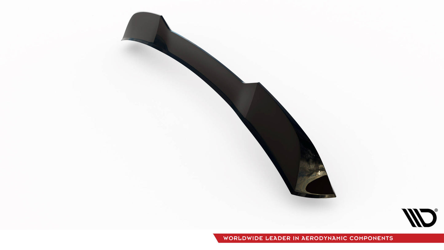 Maxton Spoiler CAP für 3D Porsche Cayenne Mk2 Facelift schwarz Hochglanz