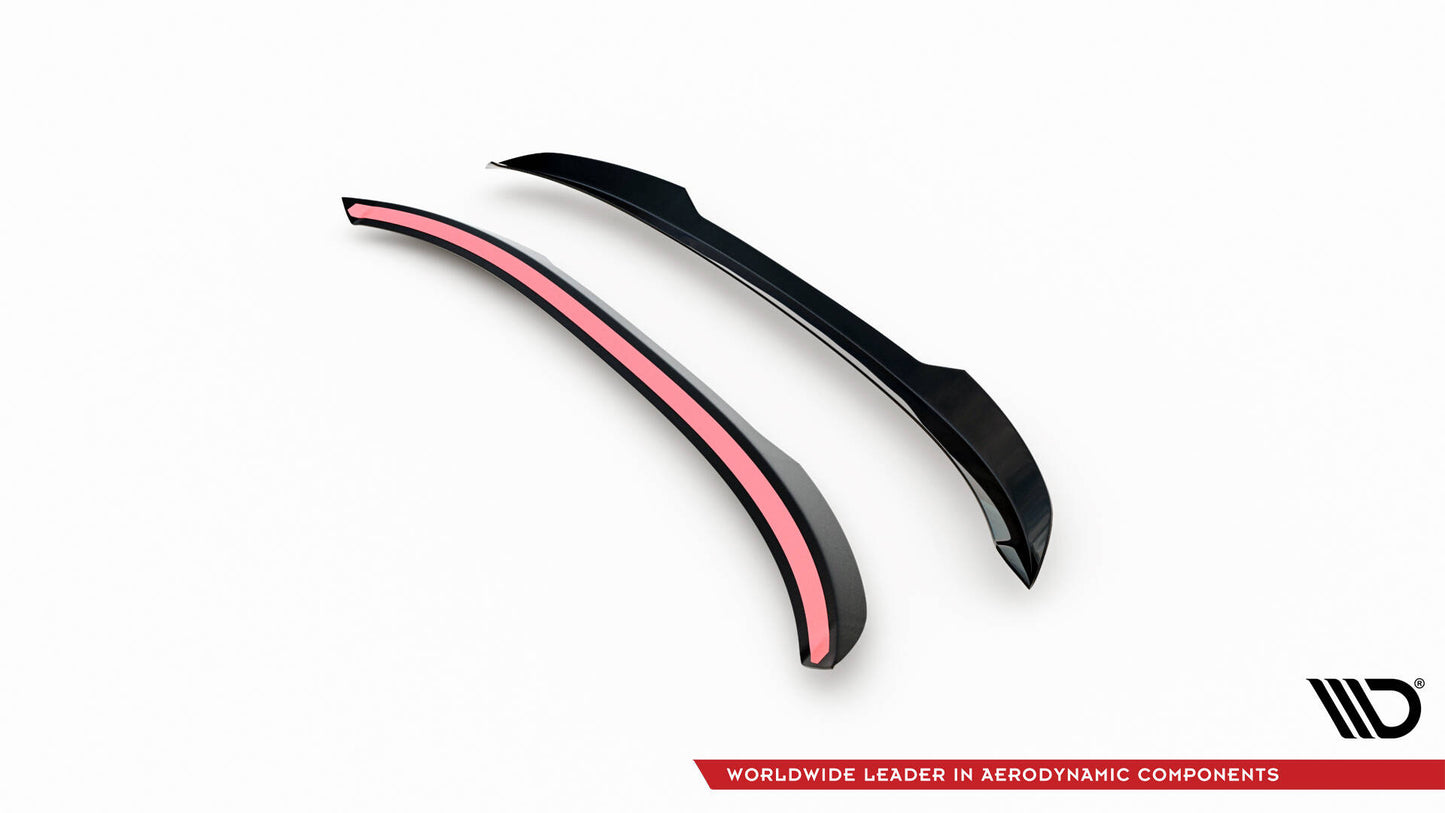 Maxton Spoiler CAP für Jeep Compass Limited Mk2 Facelift schwarz Hochglanz