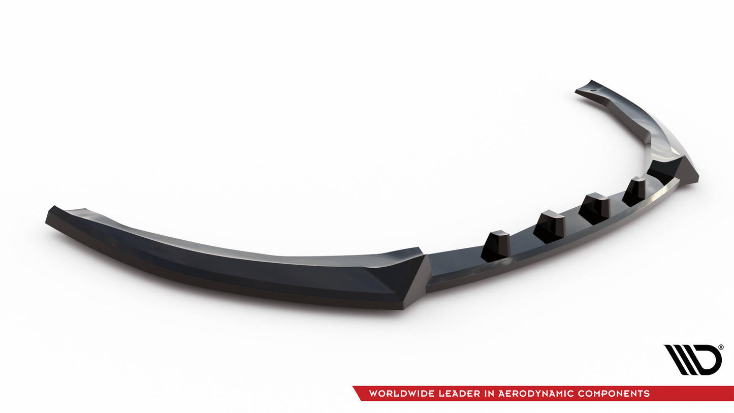 Maxton Front Ansatz für Ford Mondeo Sport Mk5 Facelift / Fusion Sport Mk2 Facelift schwarz Hochglanz