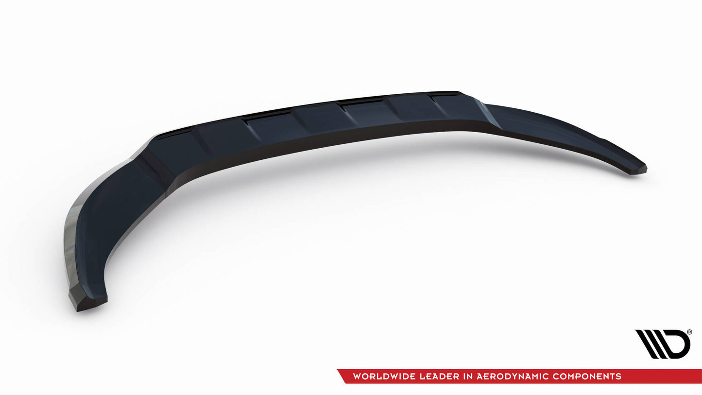 Maxton Front Ansatz für Audi A6 Allroad C8 schwarz Hochglanz