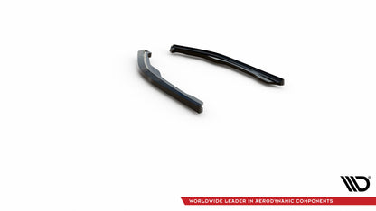 Maxton Heck Ansatz Flaps Diffusor V.2 für BMW 2 Coupe M240i G42 schwarz Hochglanz