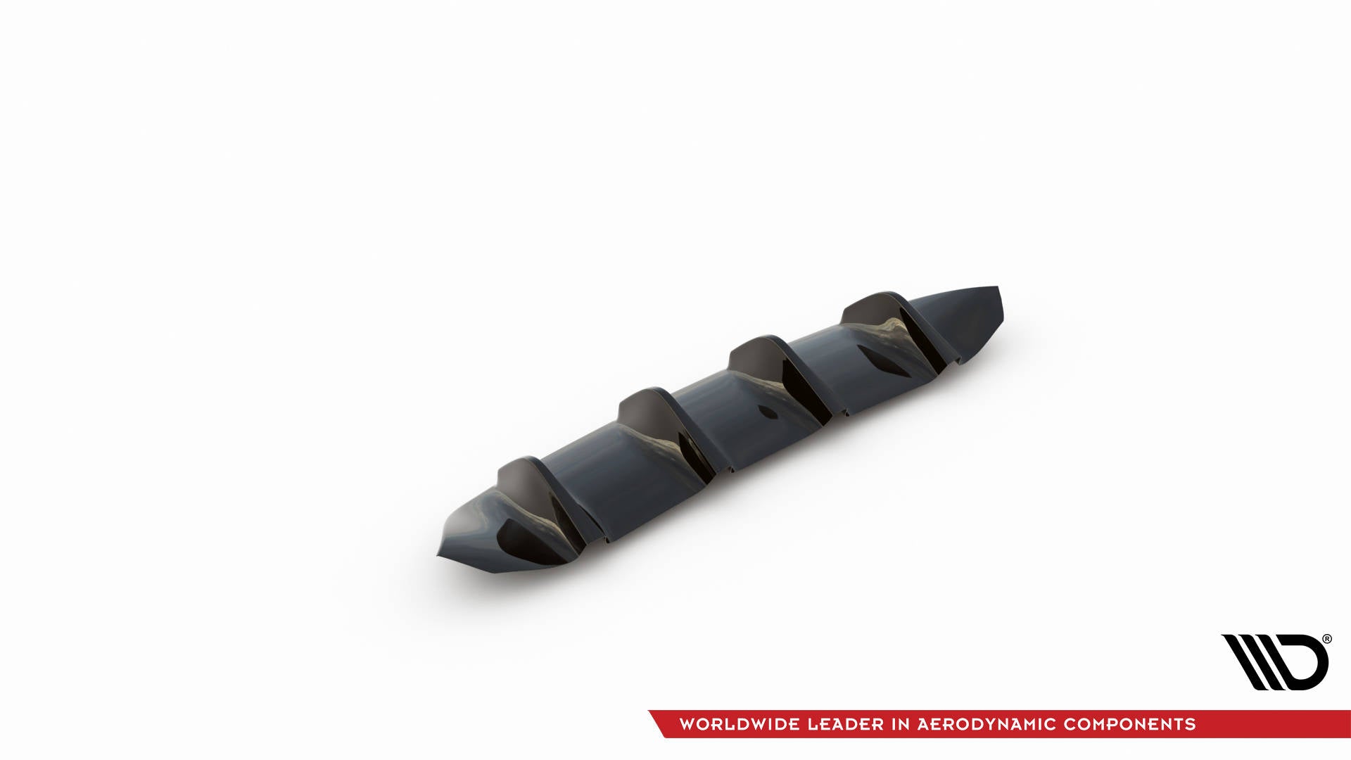 Maxton Diffusor Heck Ansatz für Mercedes-AMG GLB 35 X247 schwarz Hochglanz