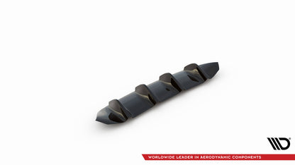 Maxton Diffusor Heck Ansatz für Mercedes-AMG GLB 35 X247 schwarz Hochglanz