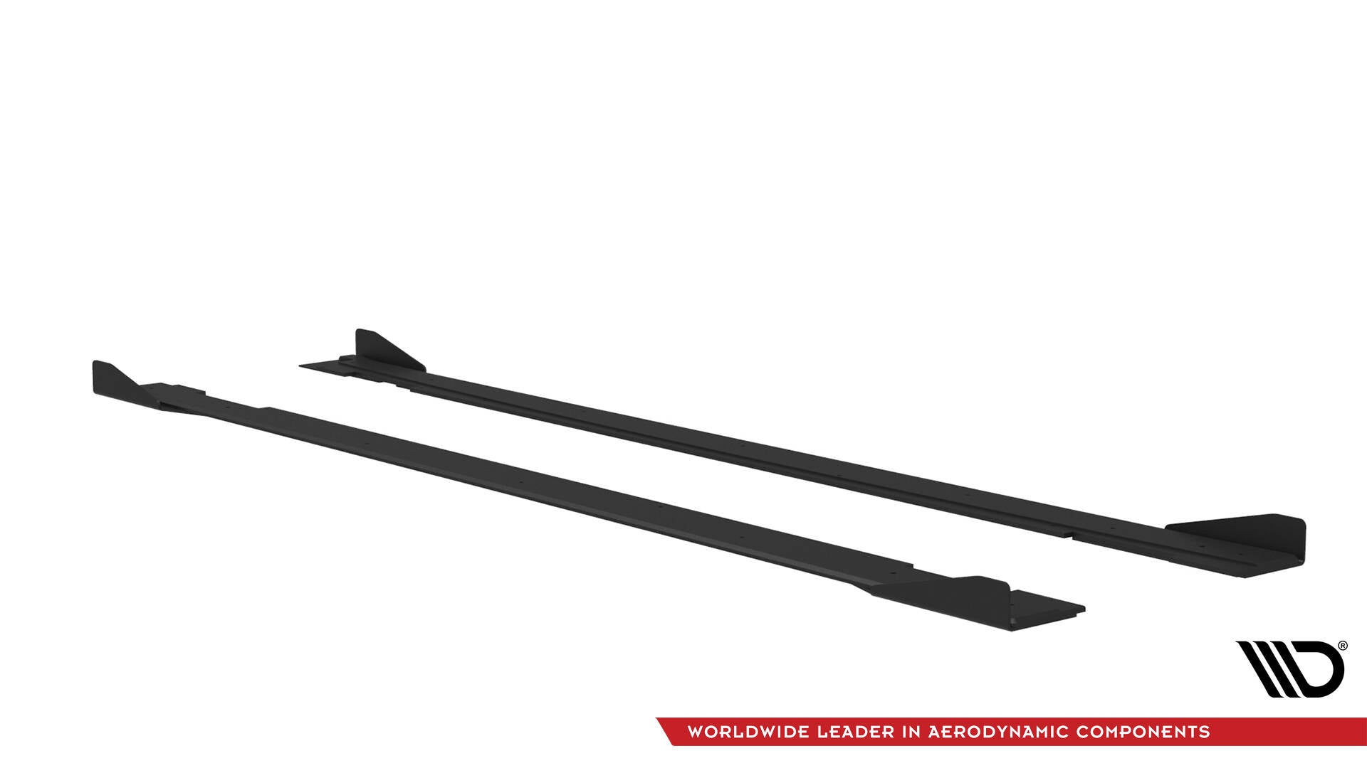 Maxton Street Pro Seitenschweller Ansatz für + Flaps Kia Stinger GT / GT-Line / Standard Mk1 schwarz Hochglanz