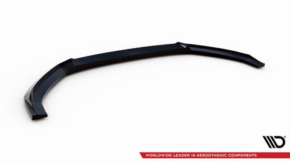 Maxton Front Ansatz V.2 für Audi A3 Sportback 8V Facelift schwarz Hochglanz