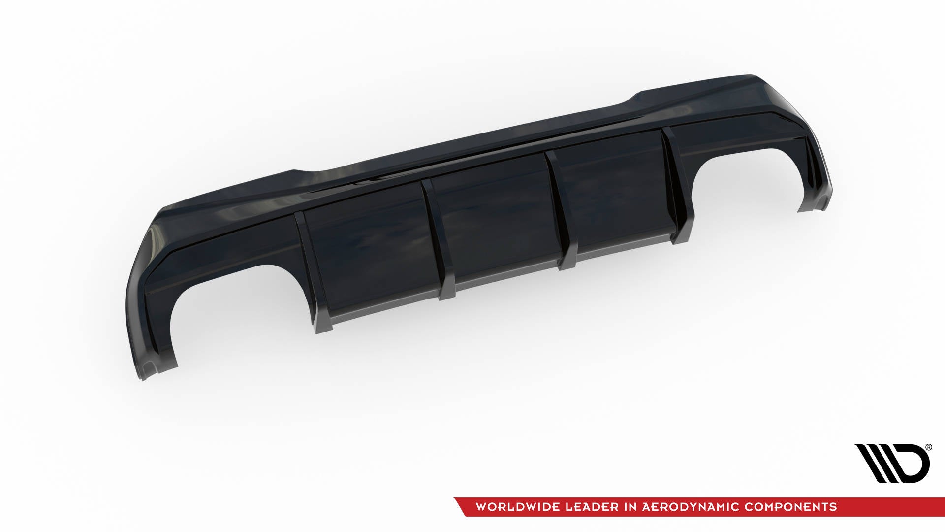 Maxton Diffusor Heck Ansatz V.3 für BMW 1er F40 M-Paket/ M135i (Doppelauspuffversion)