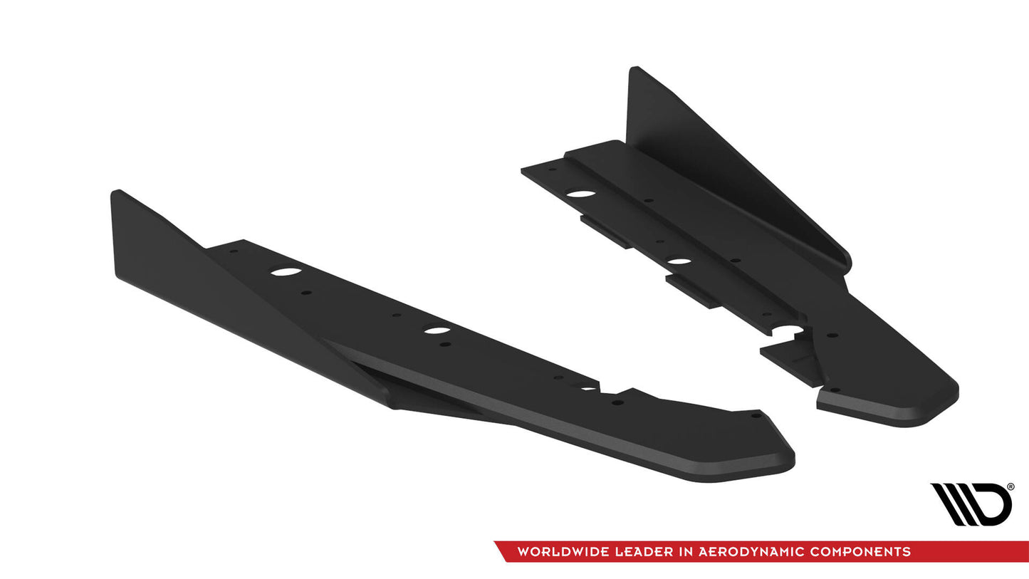 Maxton Street Pro Heck Ansatz Flaps Diffusor +Flaps für Kia Proceed GT Mk1 Facelift schwarz Hochglanz