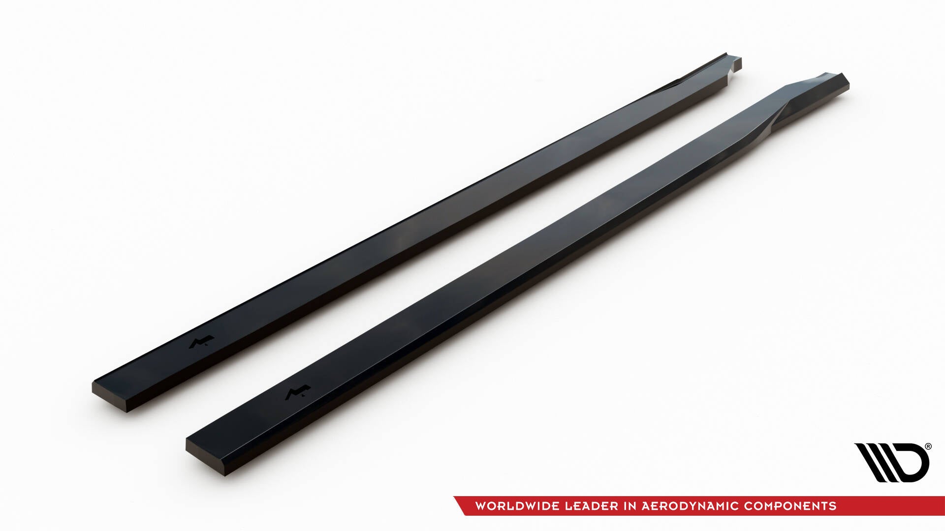 Maxton Seitenschweller Ansatz für Hyundai Kona N-line Mk2 schwarz Hochglanz