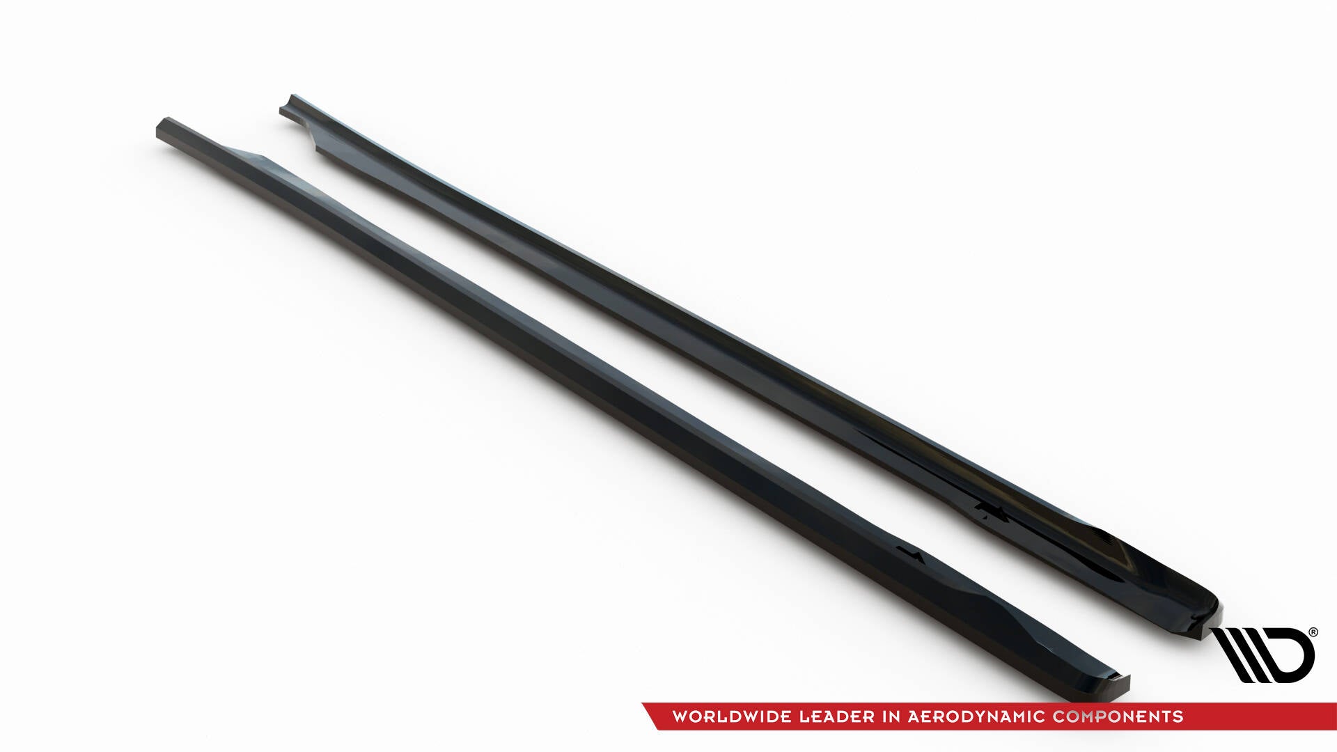 Maxton Seitenschweller Ansatz für Honda Civic Mk10 schwarz Hochglanz