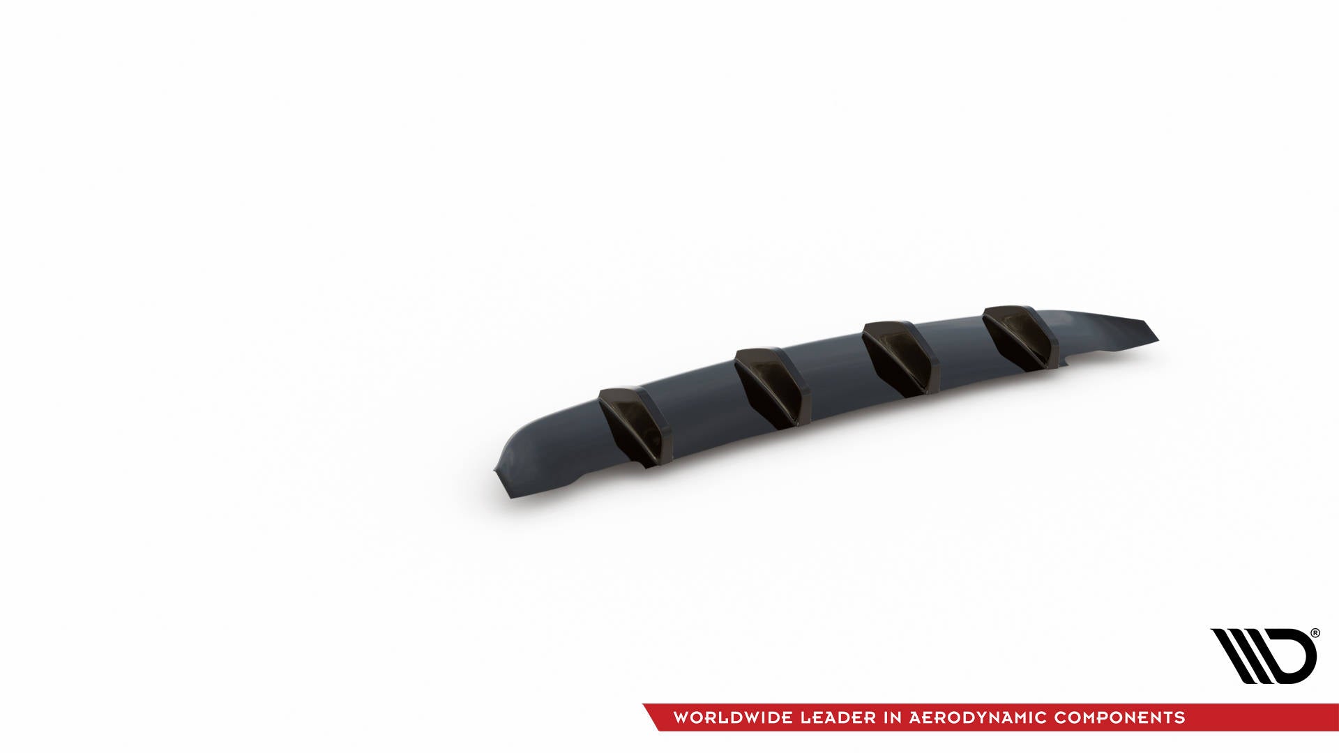 Maxton Diffusor Heck Ansatz für Ford Mustang Mk5 Facelift schwarz Hochglanz