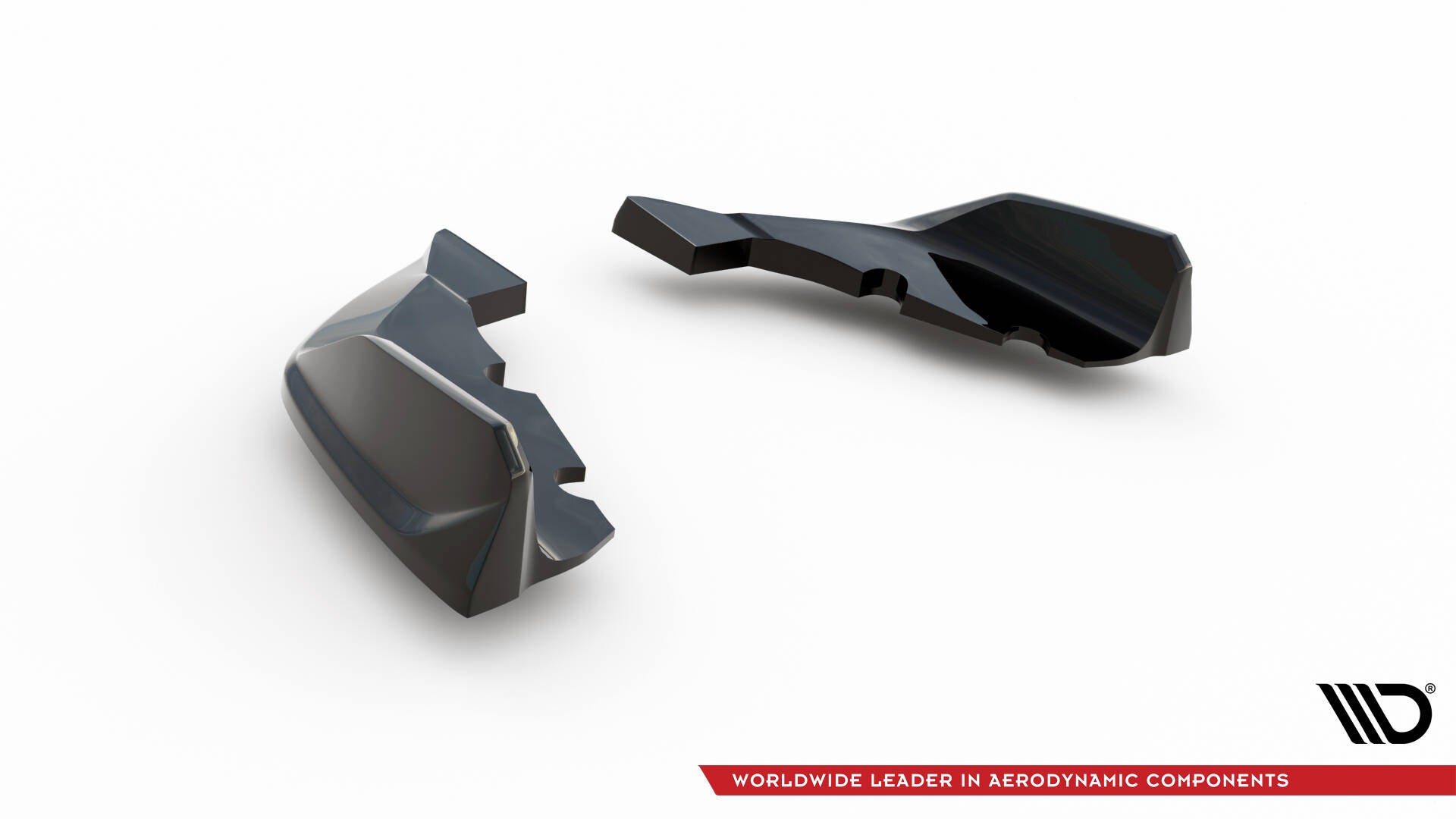 Maxton Heck Ansatz Flaps Diffusor für V.8 BMW 1er M-Paket / M135i F40 schwarz Hochglanz