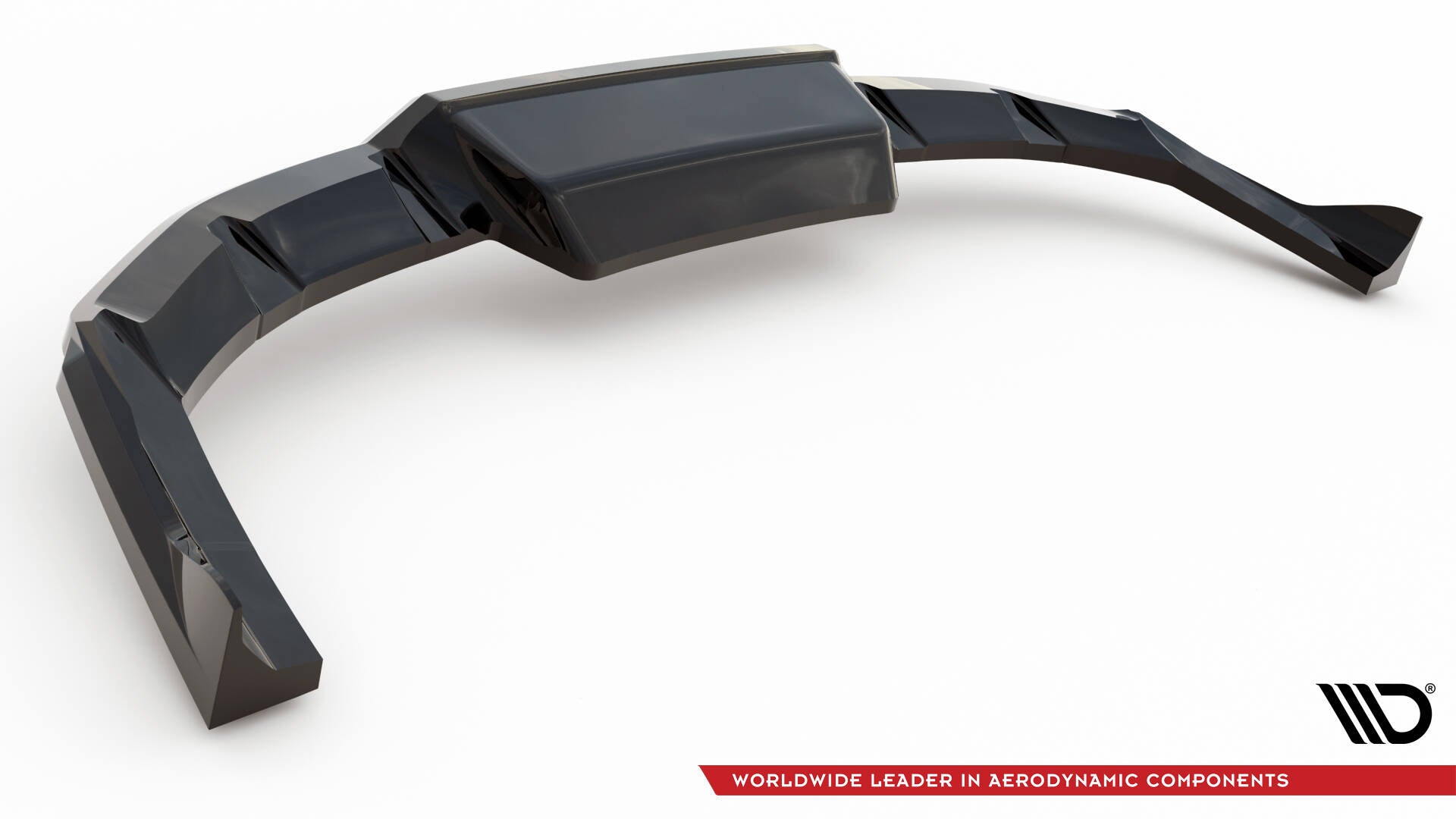 Maxton Mittlerer Diffusor Heck Ansatz DTM Look für BMW iX M-Paket i20 schwarz Hochglanz