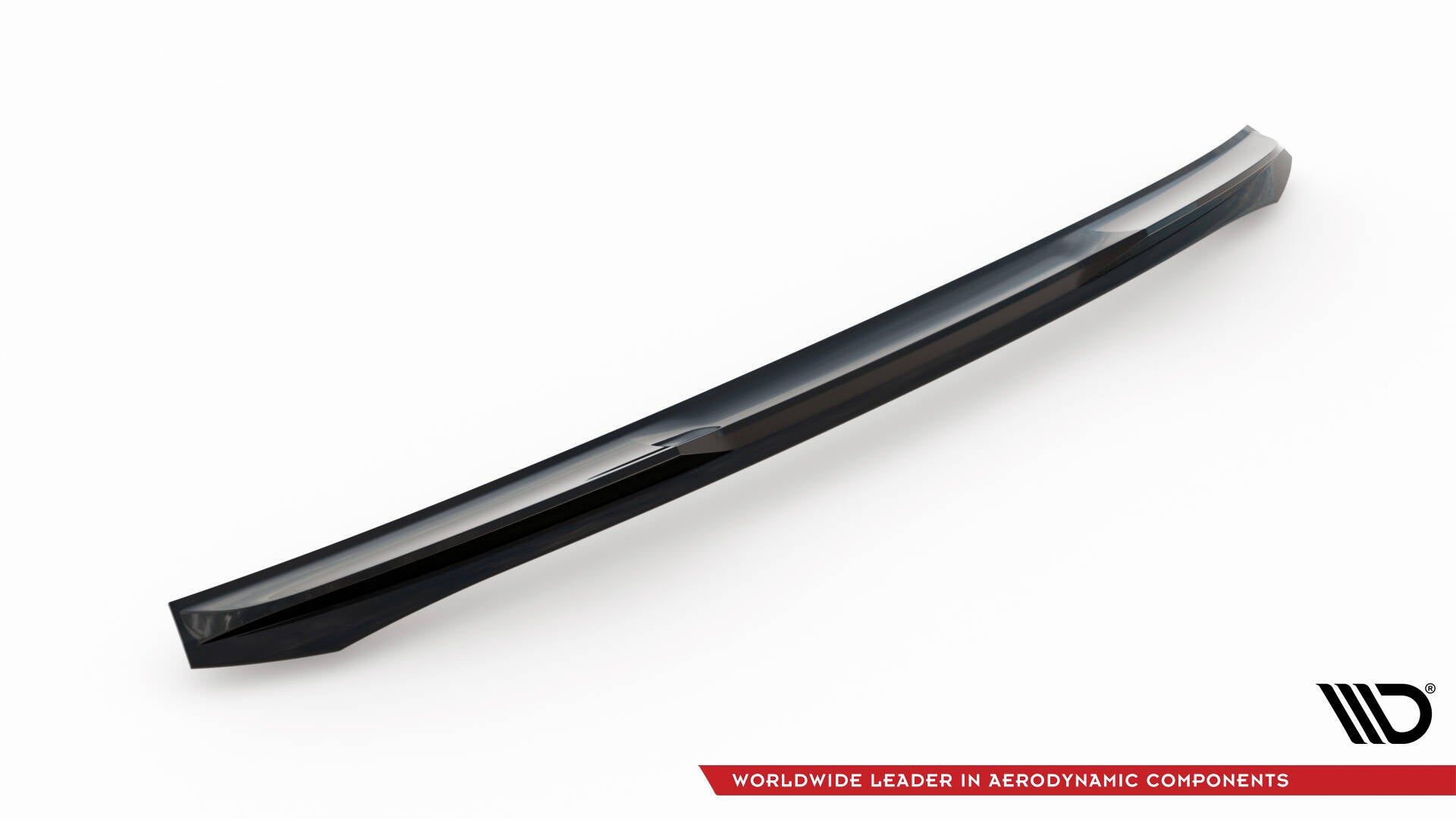 Maxton Niedriger Spoiler CAP für 3D Bentley Bentayga Mk1  schwarz Hochglanz