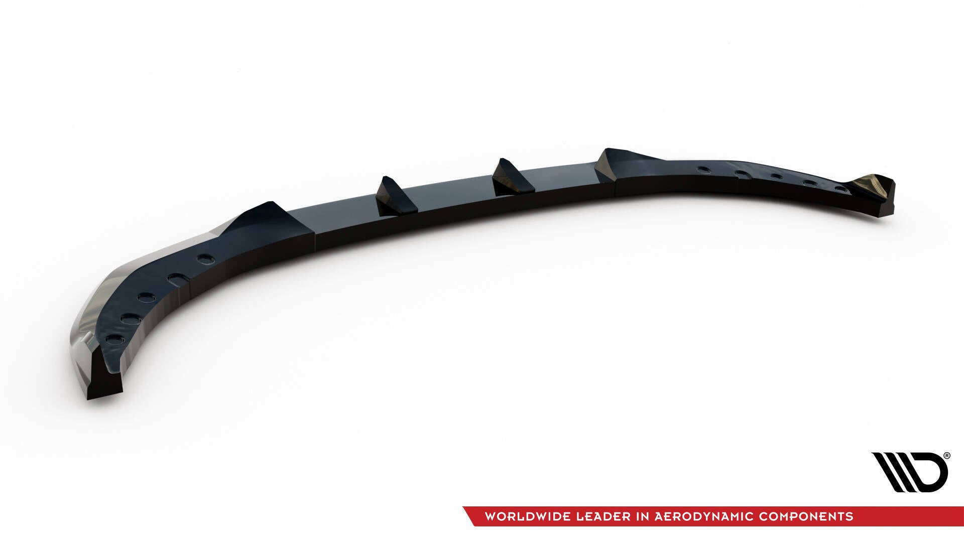 Maxton Front Ansatz für BMW 3er Limousine / Touring G20 / G21 Facelift schwarz Hochglanz