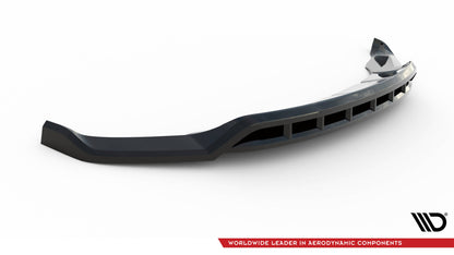 Maxton Front Ansatz V.3 für Porsche Macan Mk1 schwarz Hochglanz
