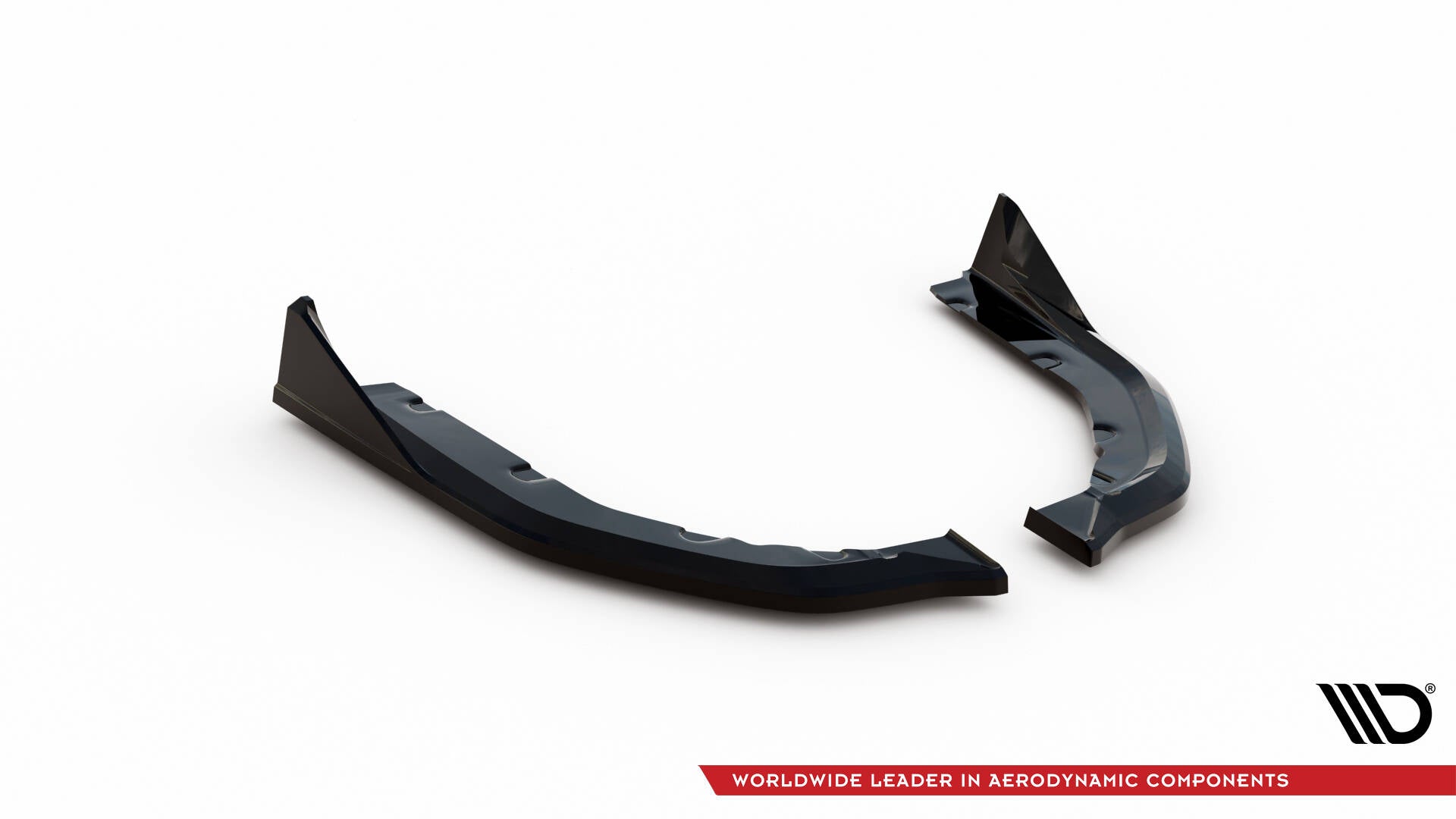Maxton Heck Ansatz Flaps Diffusor V.3 für CSL Look BMW M3 G80 schwarz Hochglanz