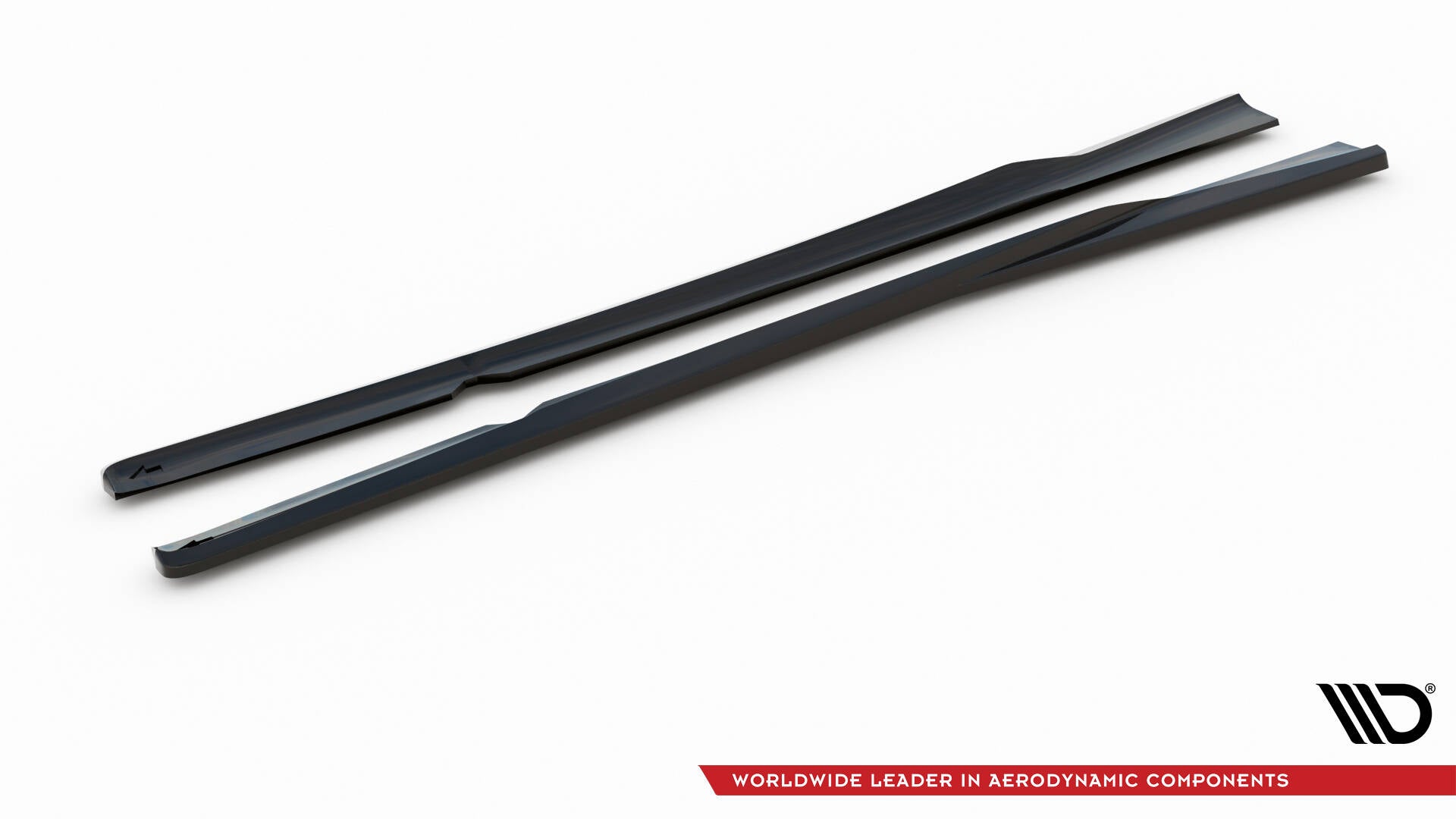 Maxton Seitenschweller Ansatz für Chevrolet Corvette C5 schwarz Hochglanz