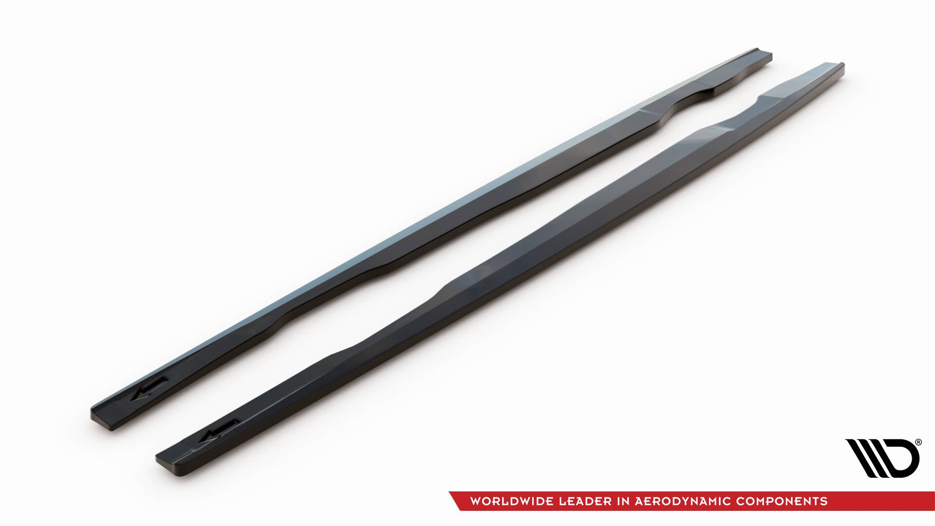 Maxton Seitenschweller Ansatz für V.1 für Audi A7 S-Line C7 schwarz Hochglanz