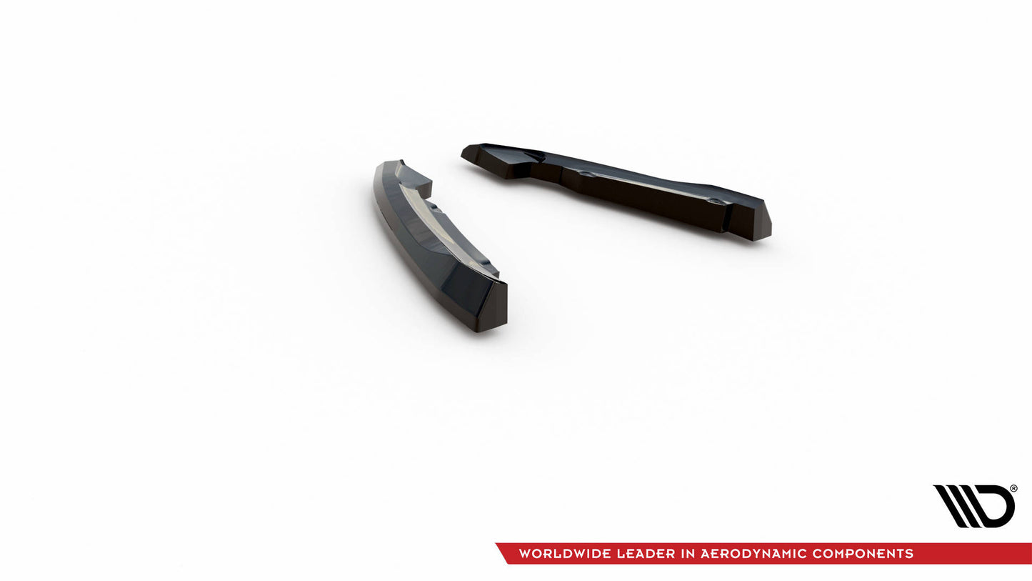 Maxton Heck Ansatz Flaps Diffusor V.1 für Ford Edge Mk2 schwarz Hochglanz