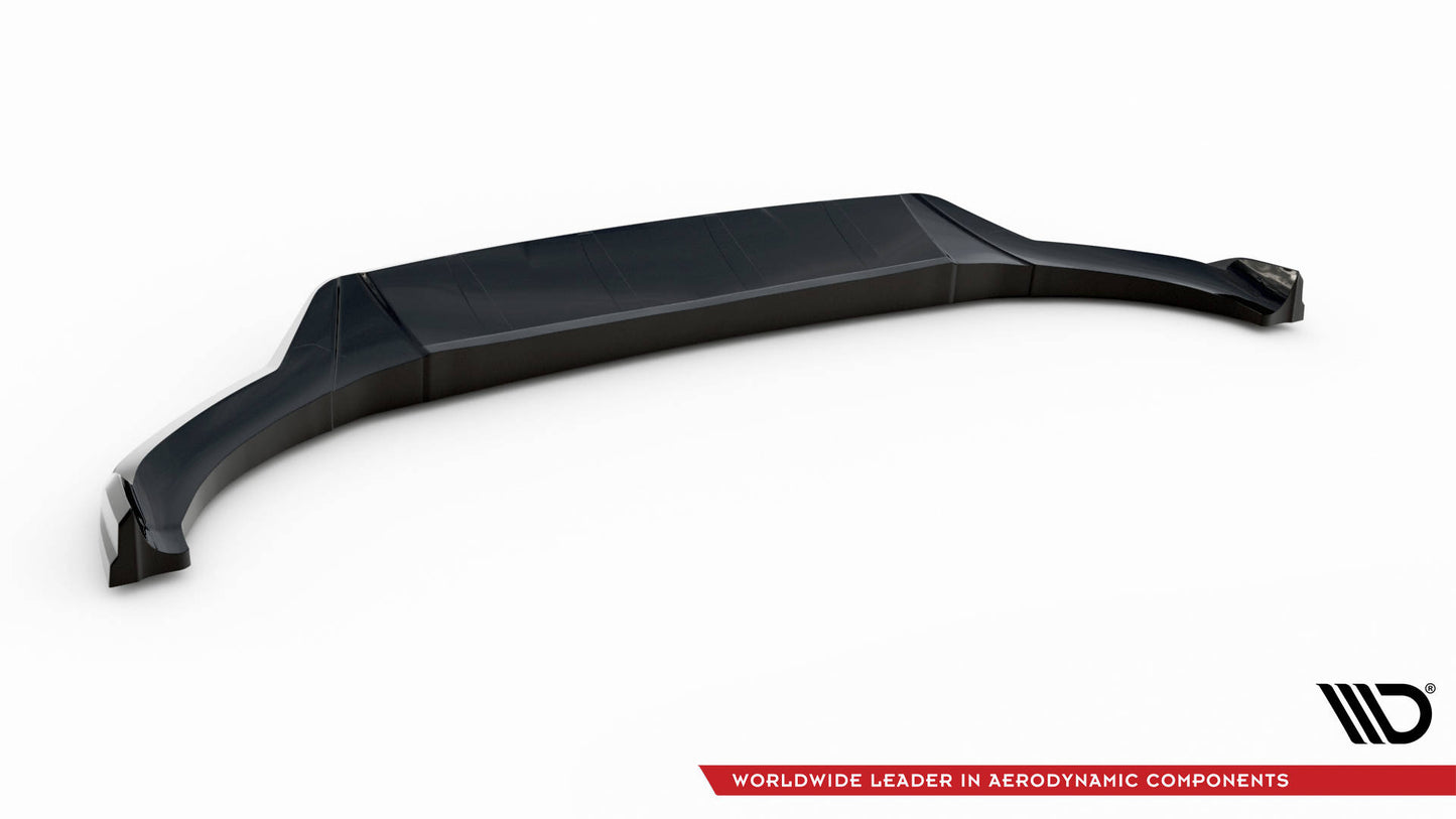 Maxton Front Ansatz für BMW X3 M-Paket G01 Facelift schwarz Hochglanz
