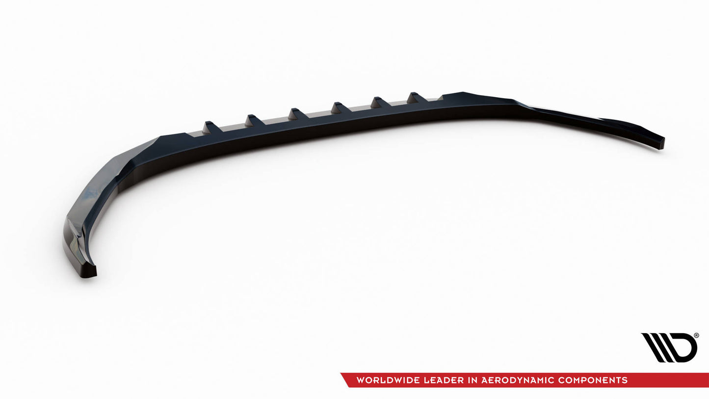 Maxton Front Ansatz V.1 für Audi A3 8Y schwarz Hochglanz