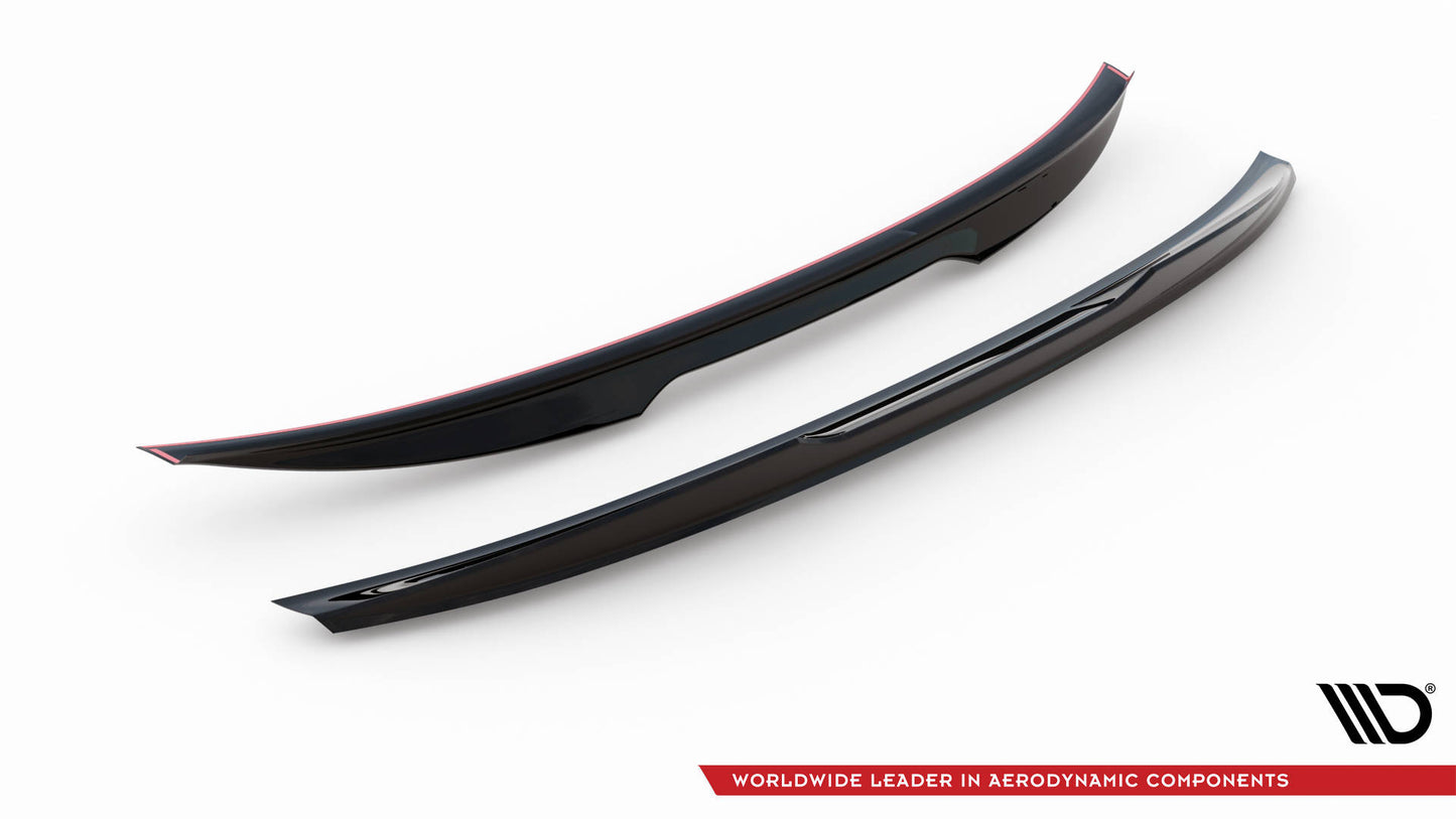 Maxton 3D Spoiler CAP für Bentley Continental Convertible GT Mk3 schwarz Hochglanz
