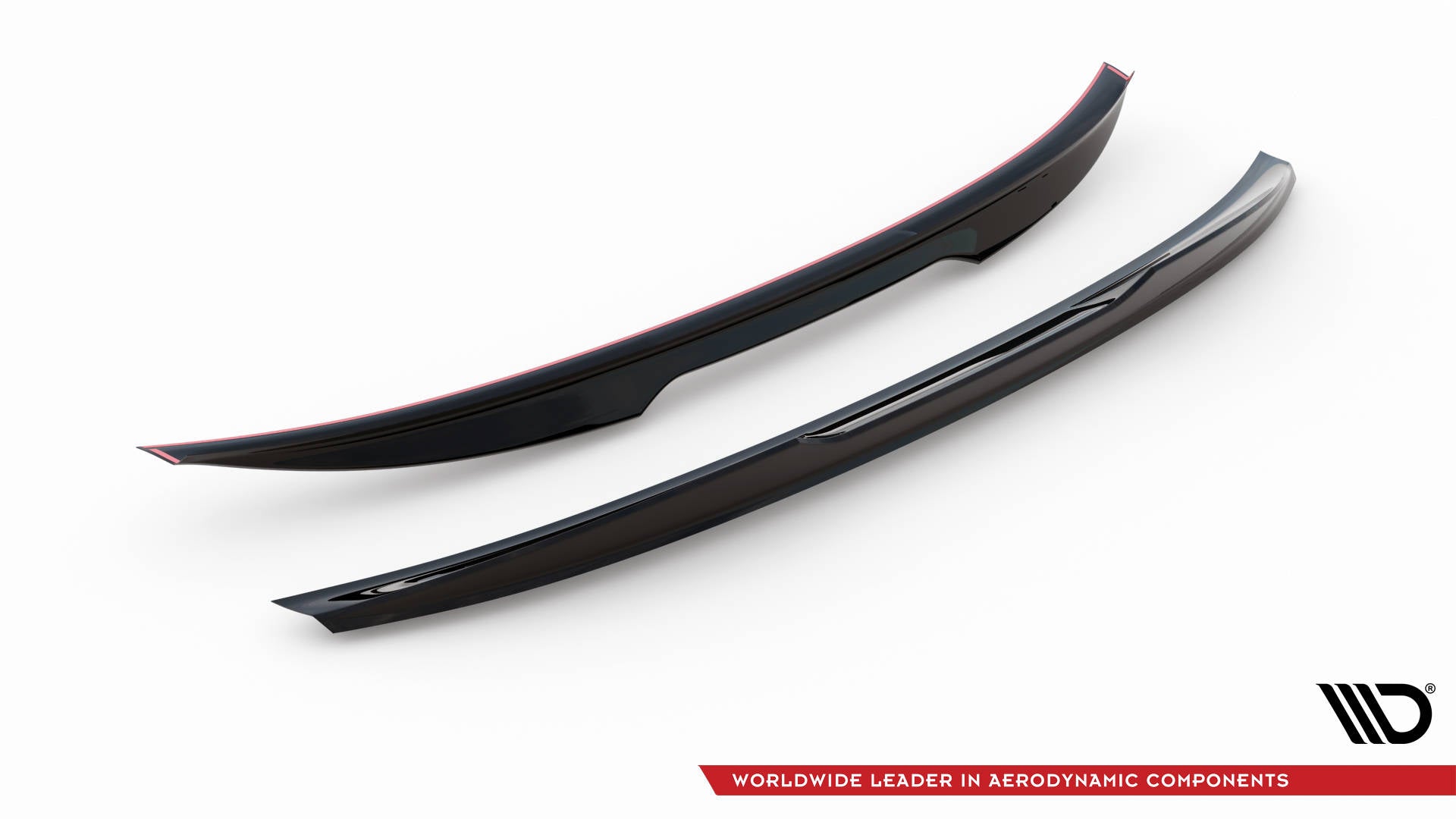 Maxton 3D Spoiler CAP für Bentley Continental Convertible GT Mk3 schwarz Hochglanz
