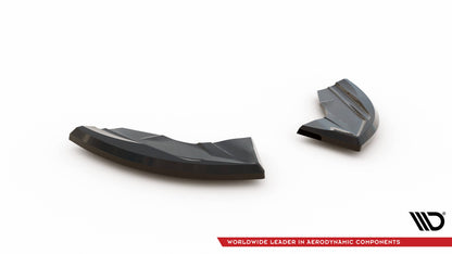 Maxton Heck Ansatz Flaps Diffusor für Ford Puma ST Mk1 schwarz Hochglanz