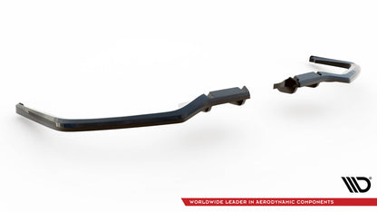 Maxton Mittlerer Diffusor Heck Ansatz DTM Look für Honda Civic Sport Mk 10 Facelift schwarz Hochglanz