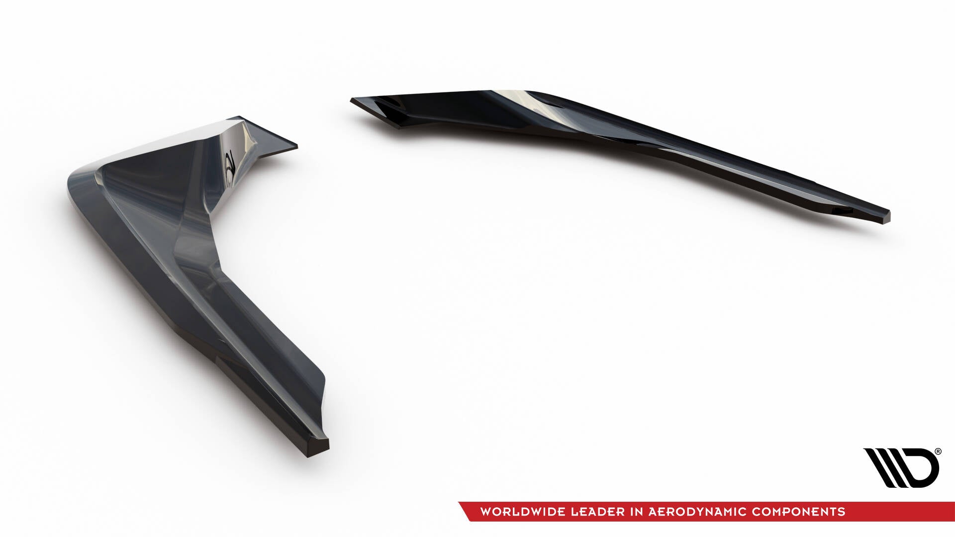 Maxton Heck Ansatz Flaps Diffusor für BMW M2 M-Performance G87 schwarz Hochglanz
