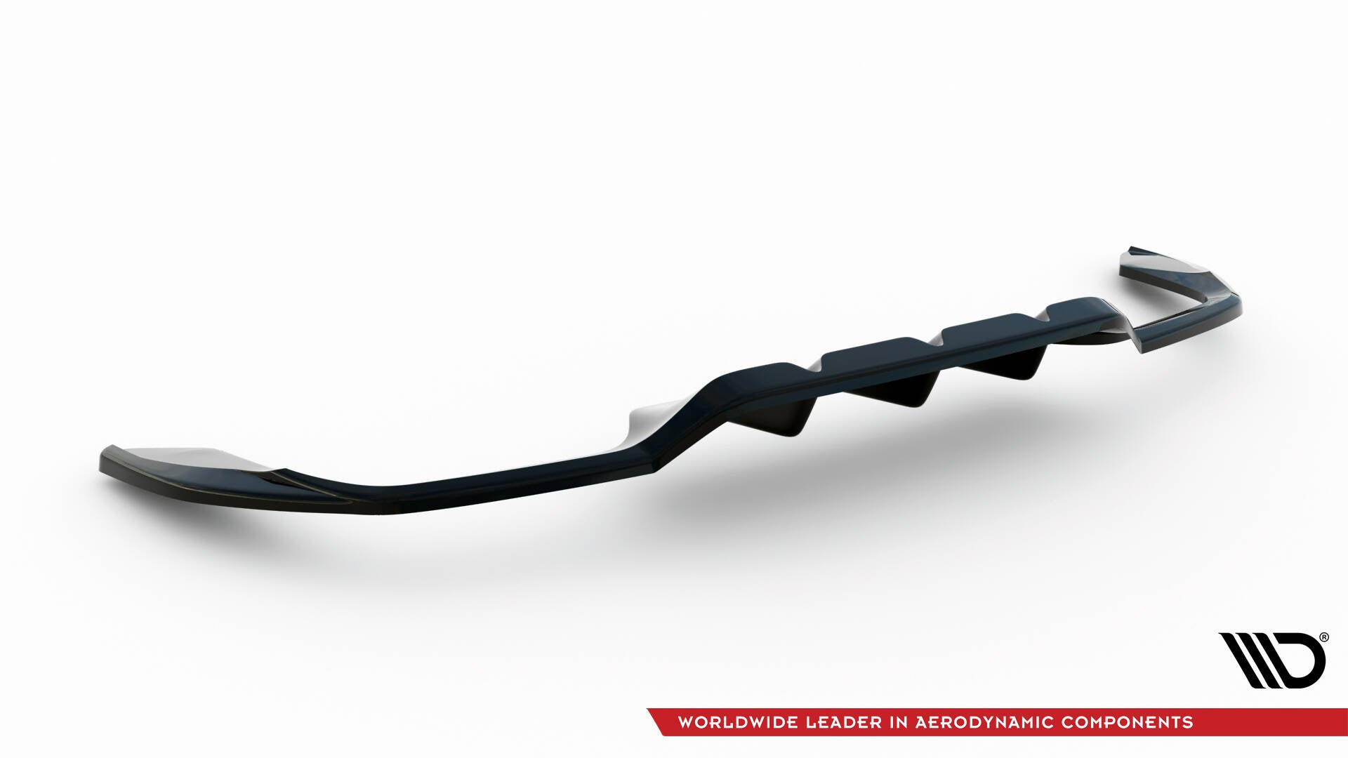Maxton Mittlerer Diffusor Heck Ansatz DTM Look für Cupra Leon Hatchback Mk1 schwarz Hochglanz