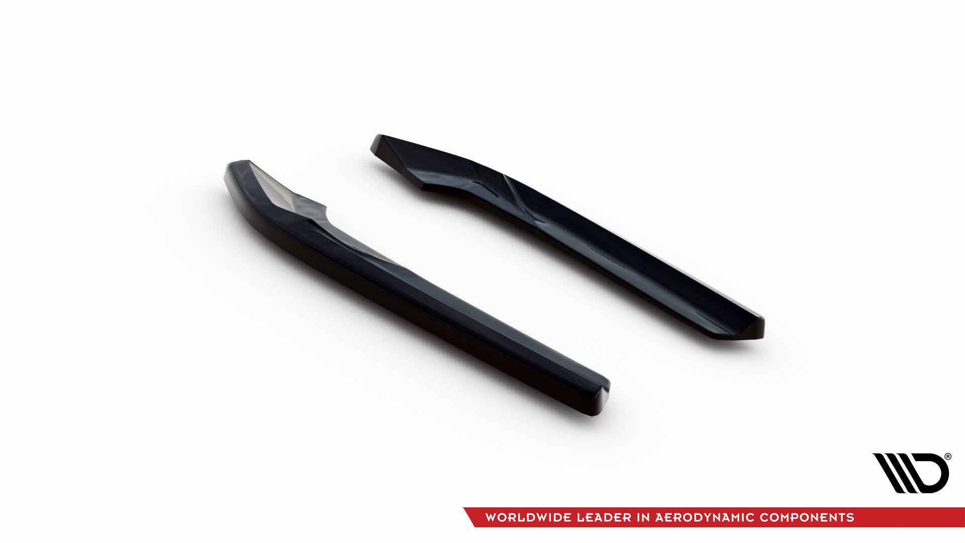 Maxton Heck Ansatz Flaps Diffusor V.2 für Audi A4 S-Line Avant B8 Facelift schwarz Hochglanz